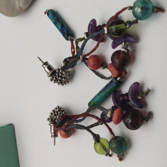 Handmade native earrings E249 - Picture 3 of 4